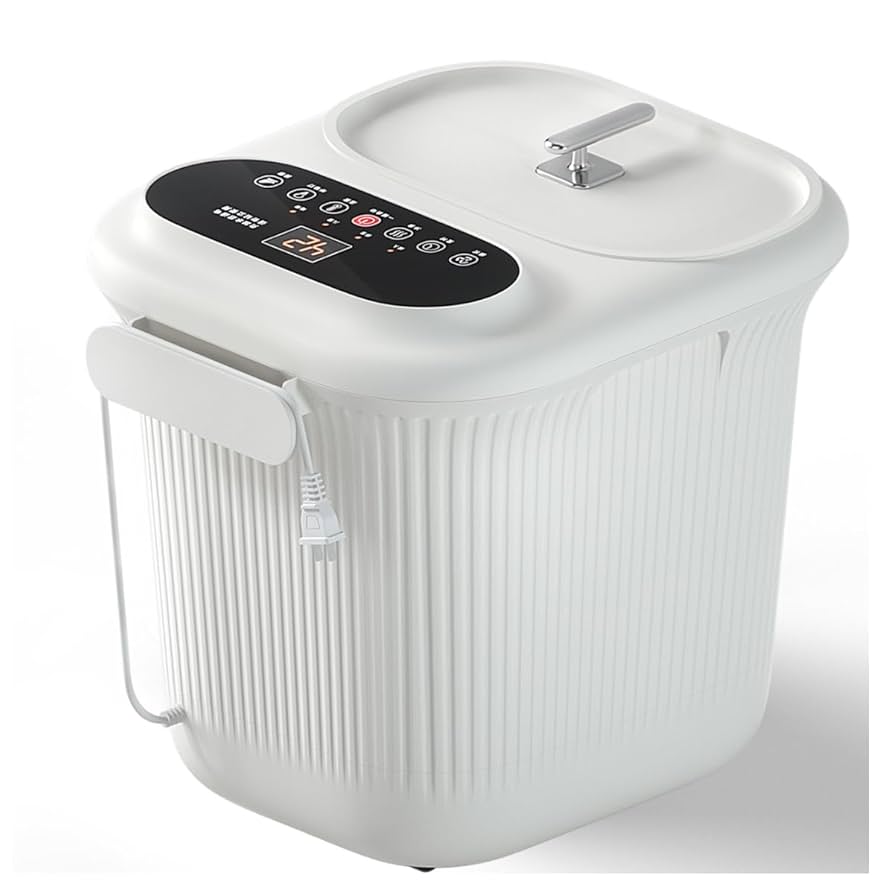 Amazon | フットバス電動足湯桶 深型足湯器 足湯用バケツ フット